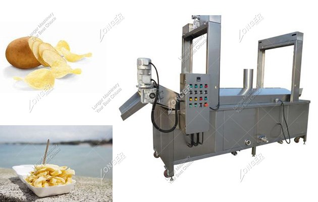 potato chips frying machine