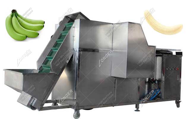 green banana skin peeling machine