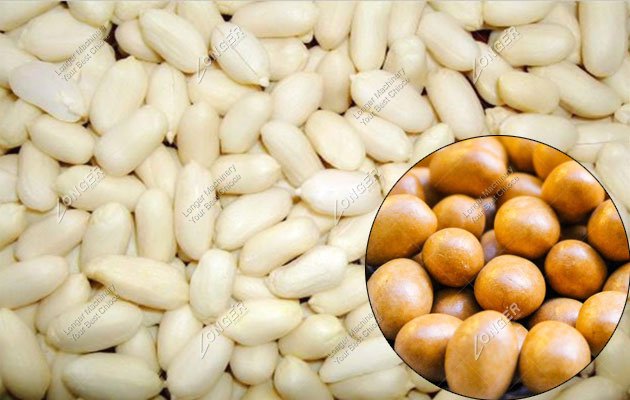 Machine Making Japanese Peanuts