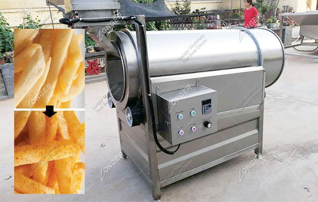 French Fries Seasoning Machine