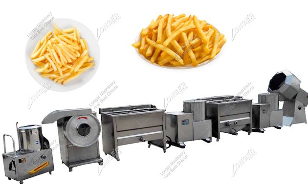 Small Scale French Fries Production Line