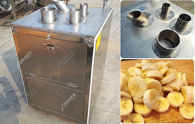 Machine for Automatic Banana Chips Cutting