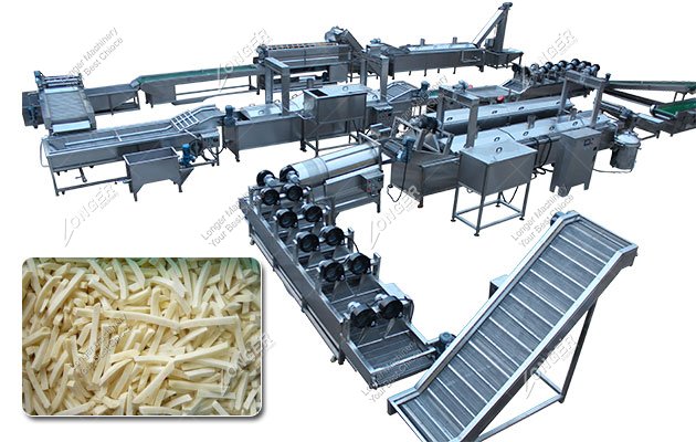 Frozen French Fries Making Machine