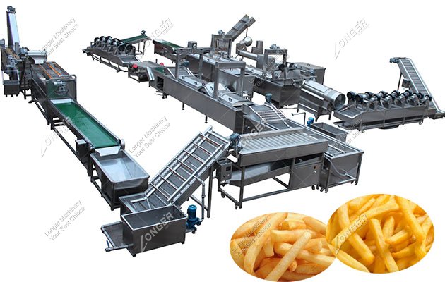 Fully Automatic French Fries Machine