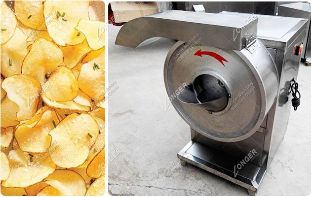 electric spiral potato chip slicer